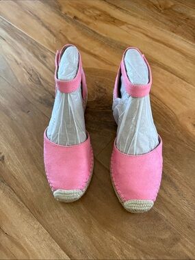 Soul Naturalizer Wren Pink Espadrille Wedges - Size 8